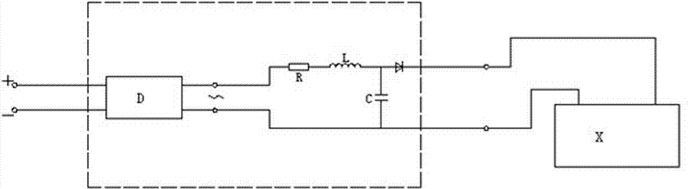 Energy-saving and emission-reducing device for changing electric energy property of automobile