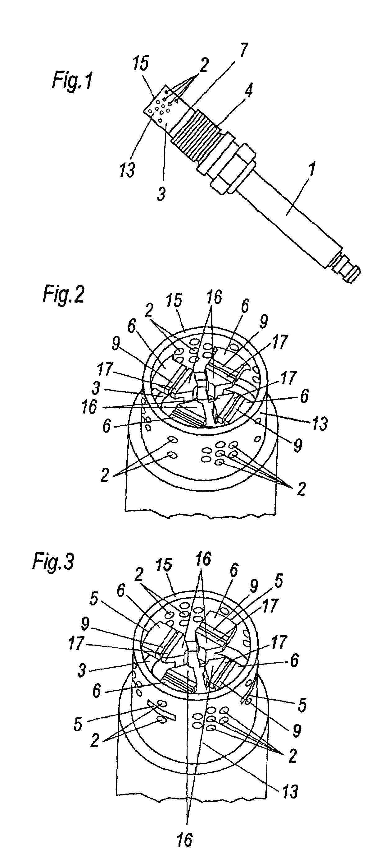 Spark plug of an internal combustion engine