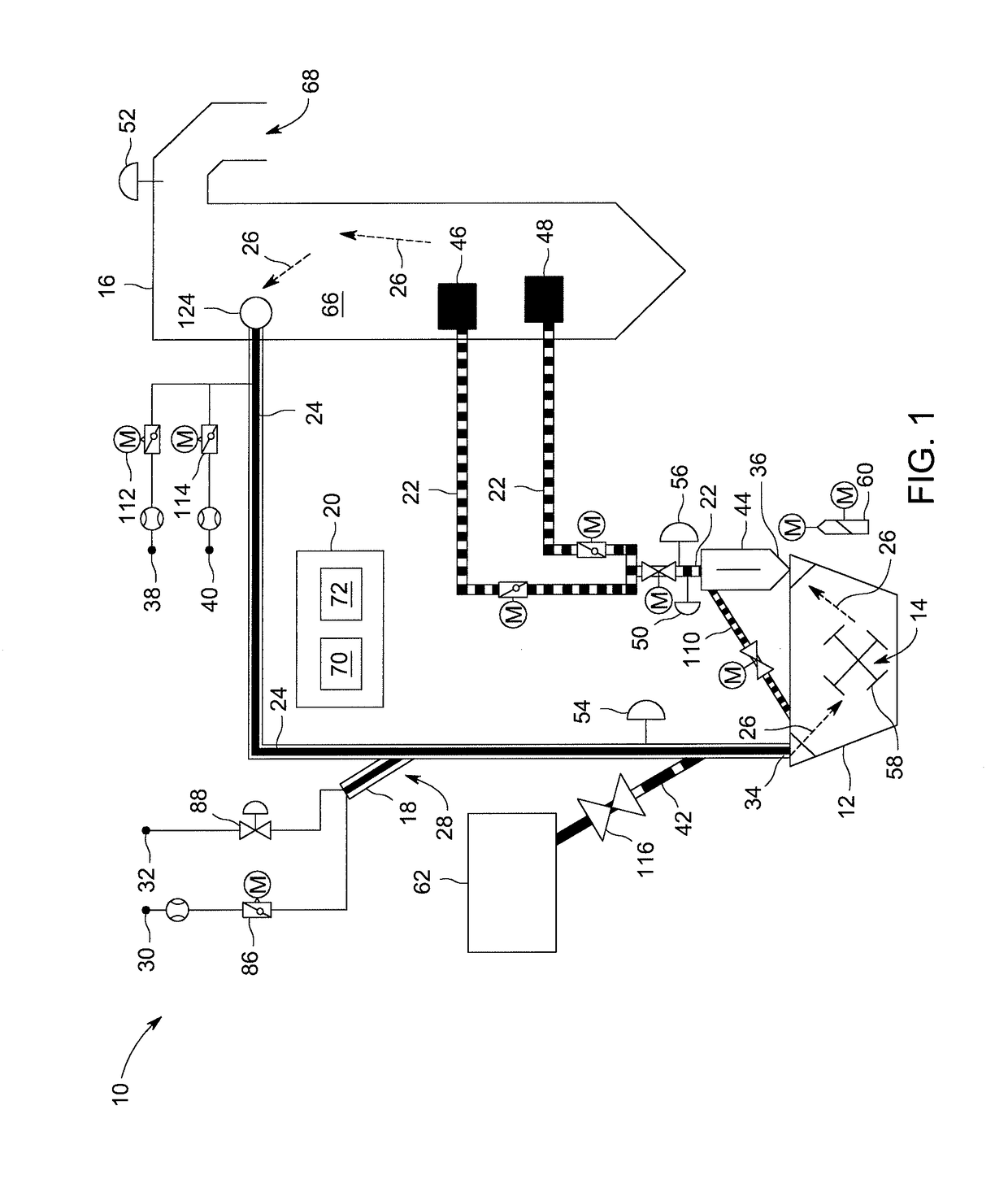 System and method for preheating a beater mill