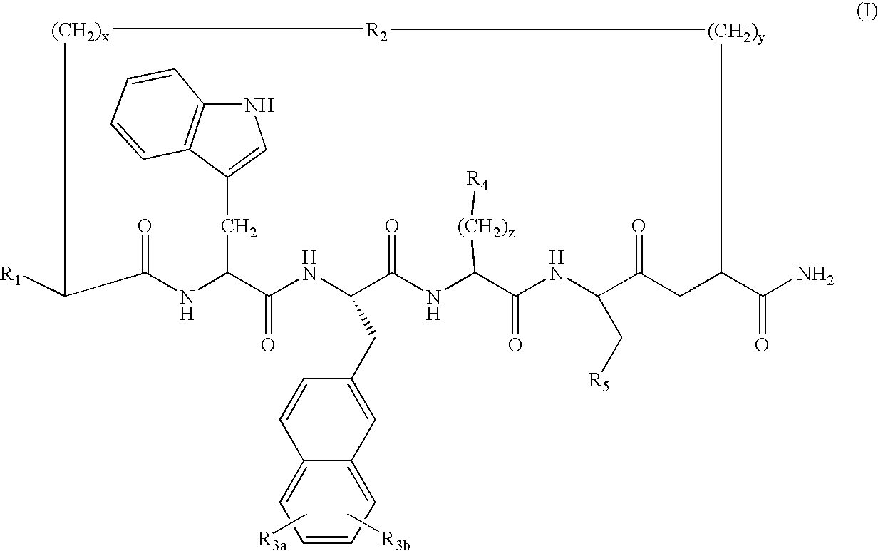 Cyclic peptides for treatment of cachexia