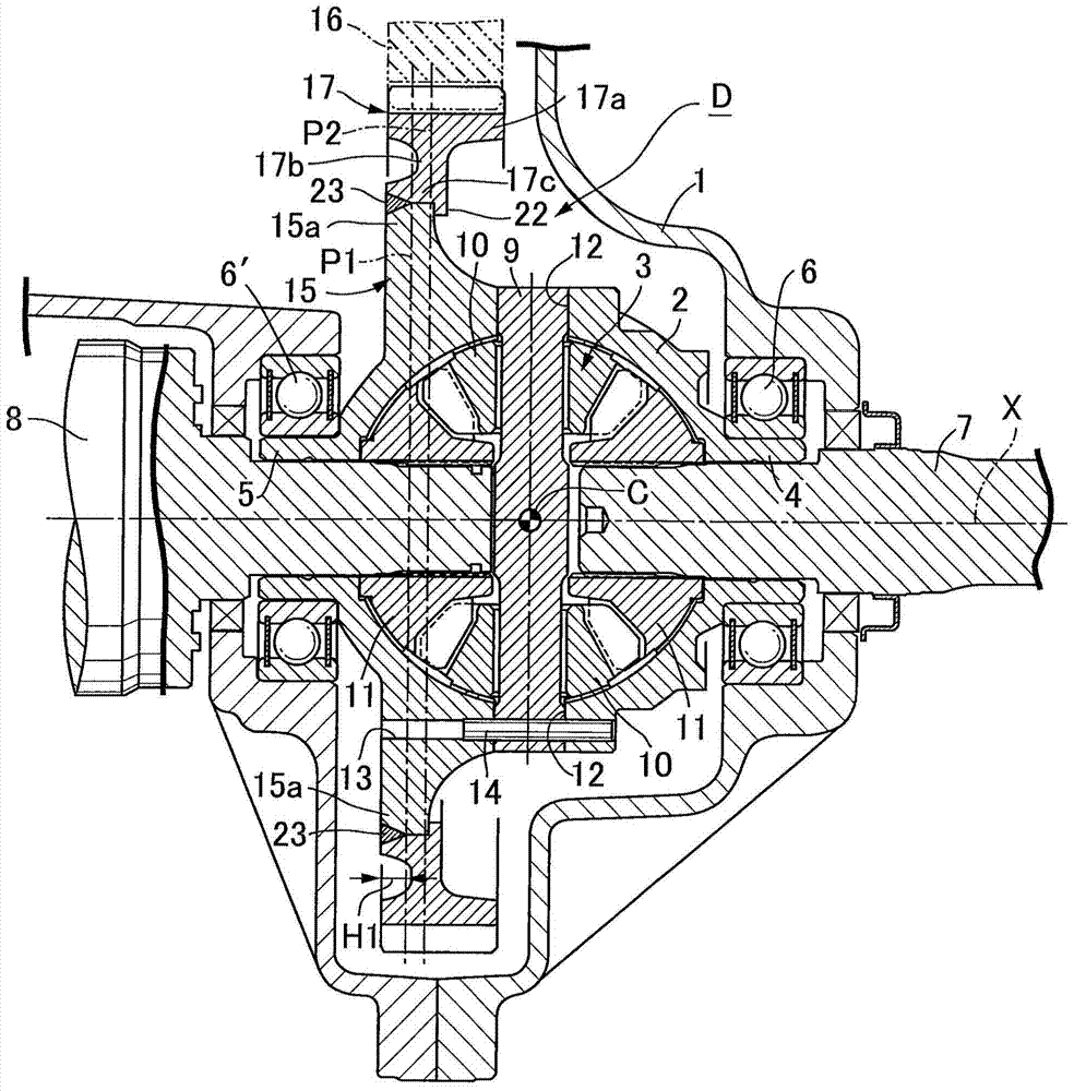 Method of manufacturing differential device