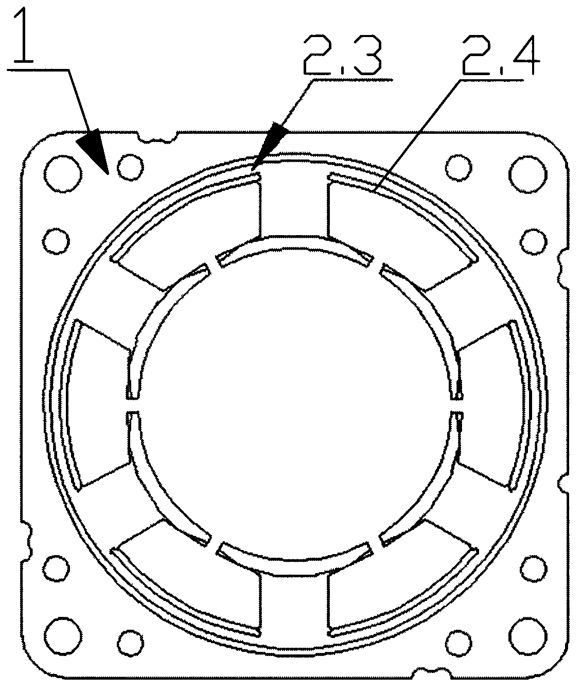 Motor stator