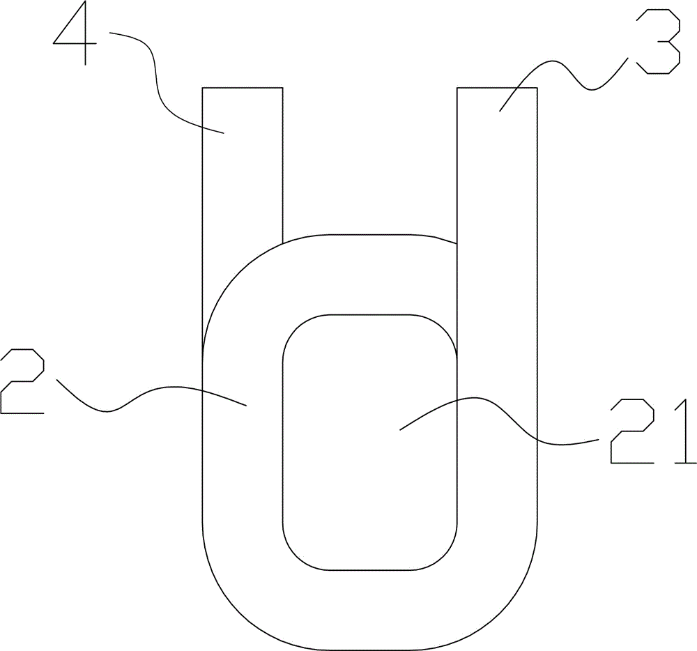 Annular differential-mode inductor and production method thereof