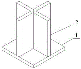 Aligning and balancing part for corners of floor tiles and use method thereof