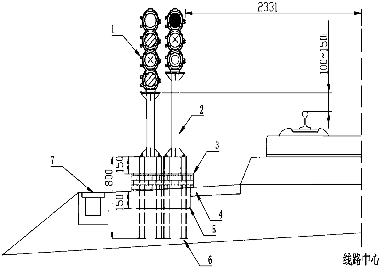 A three-dimensional layout method and device of railway signaling outdoor equipment based on BIM