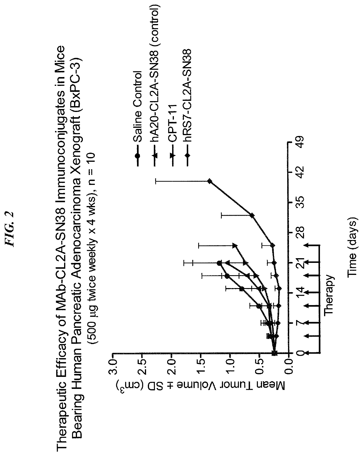 Therapy of small-cell lung cancer (SCLC) with a topoisomerase-I inhibiting antibody-drug conjugate (ADC) targeting Trop-2