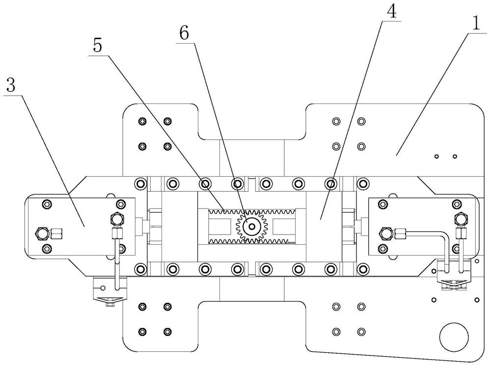 A steel pipe fixture for pipe thread processing equipment