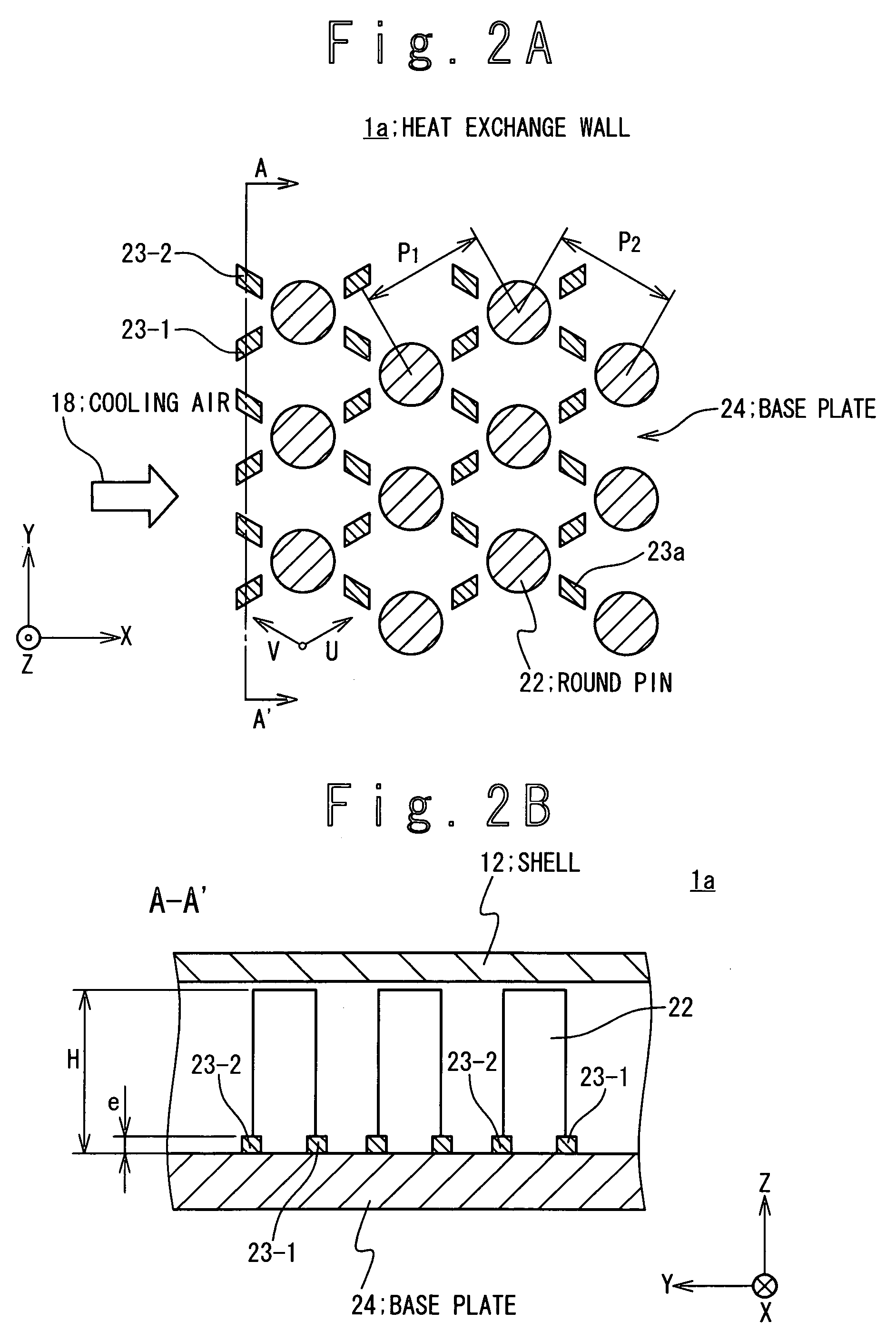 Heat exchanging wall, gas turbine using the same, and flying body with gas turbine engine