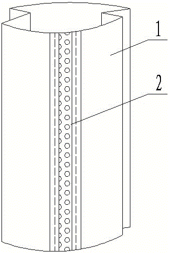 Nano-composite film bag capable of realizing one-way venting and high obstruction