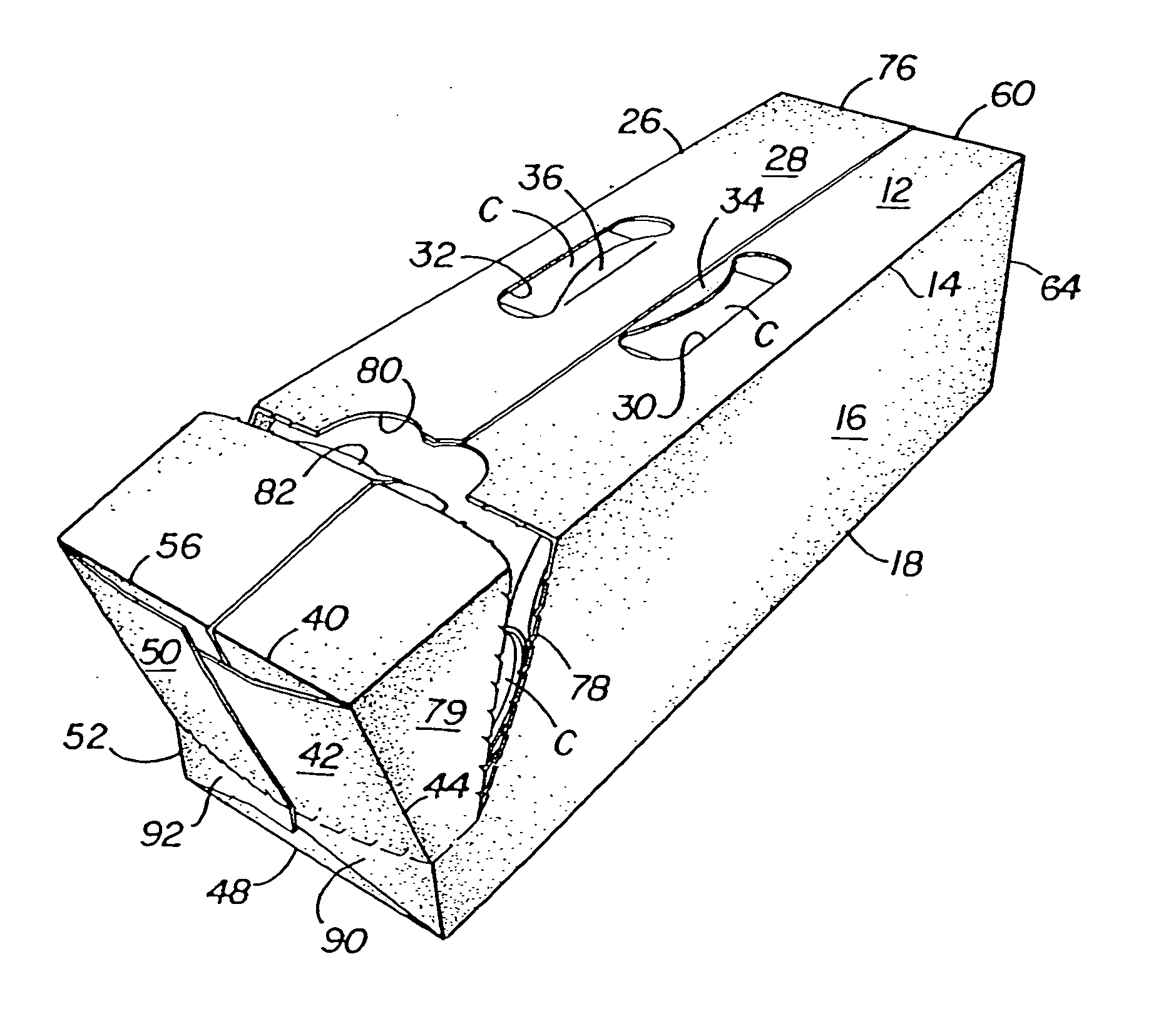 Carton with an improved dispensing feature