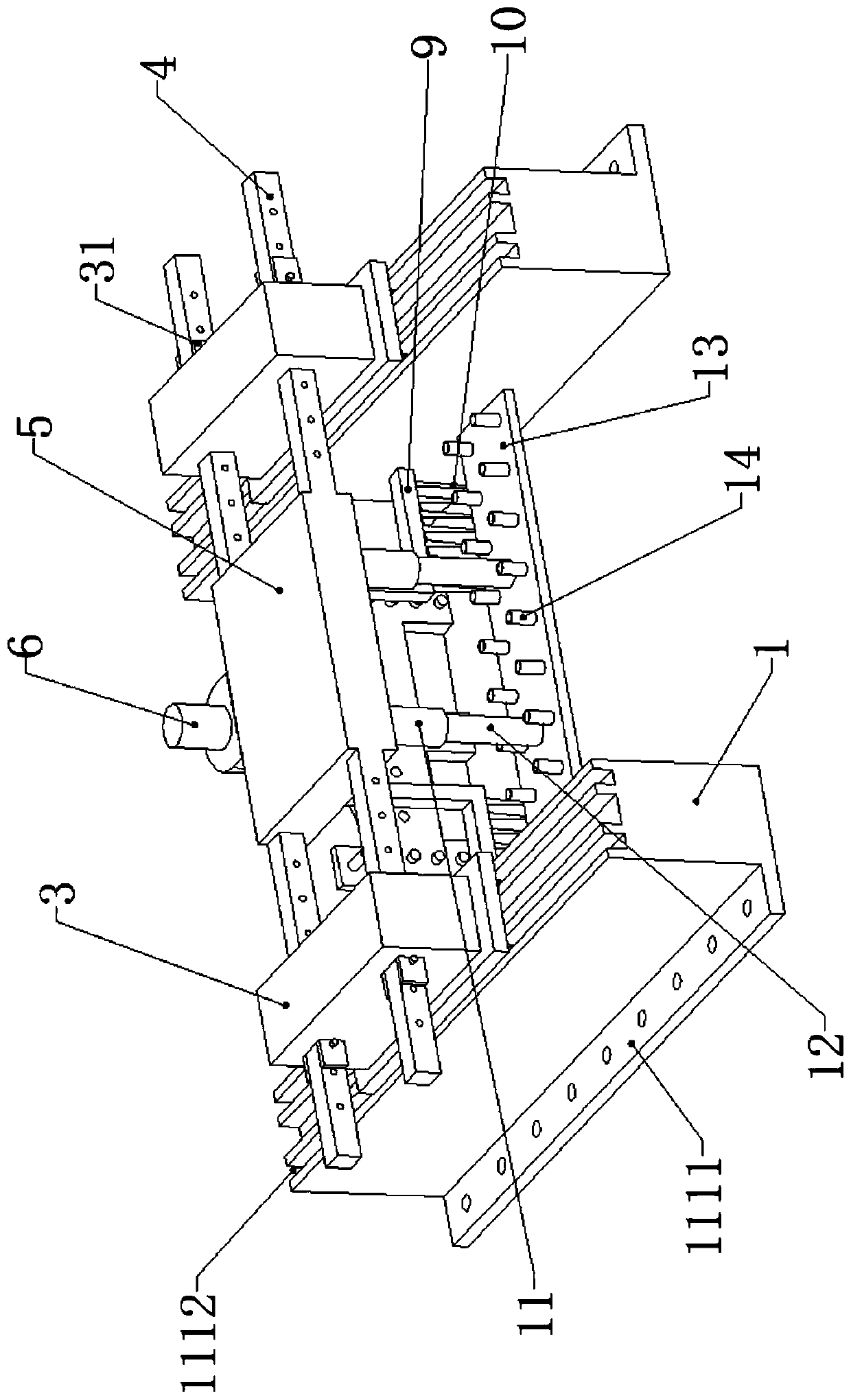 Pavement cement paving device for road and bridge construction