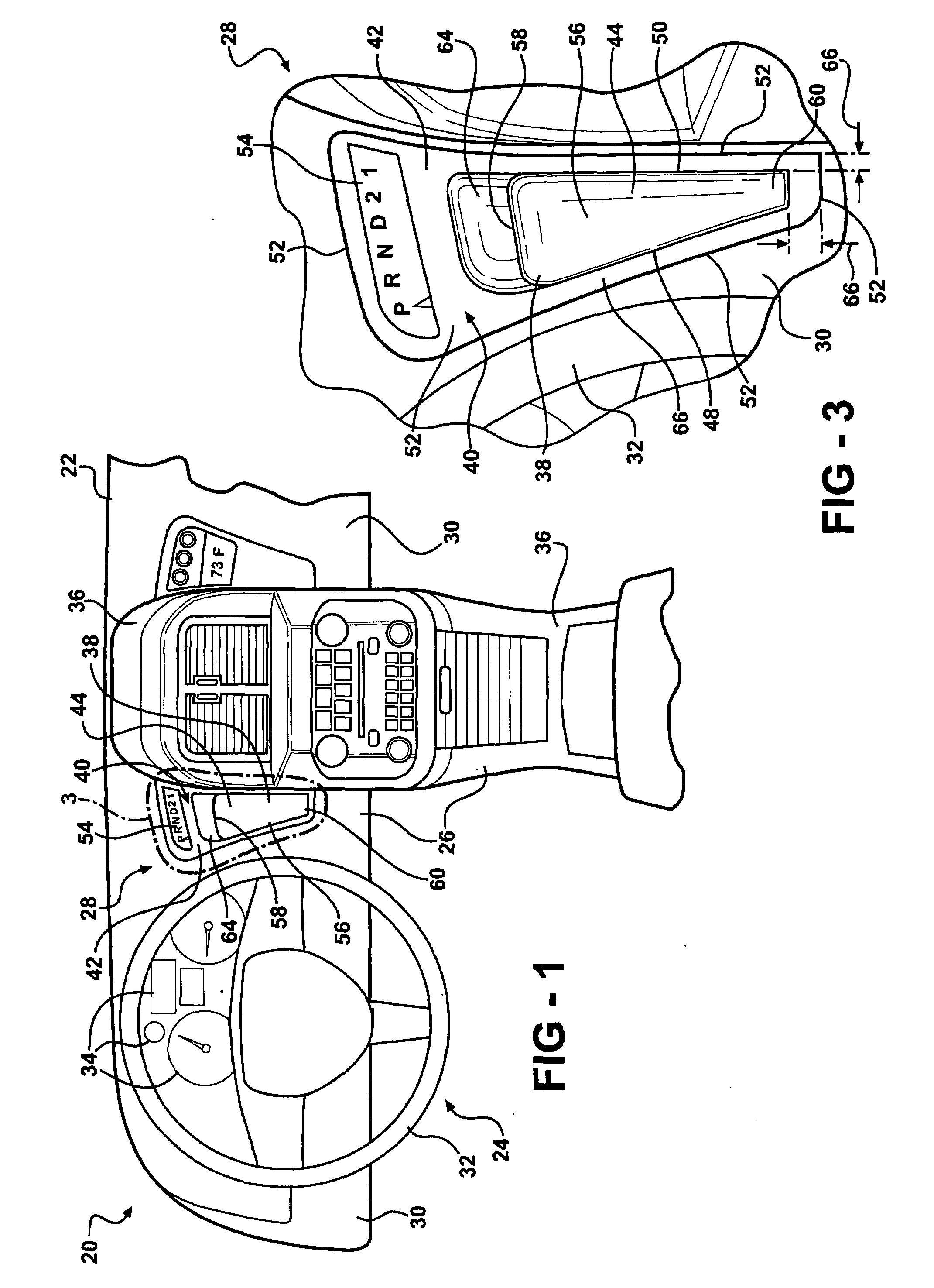 Instrument panel assembly for a vehicle