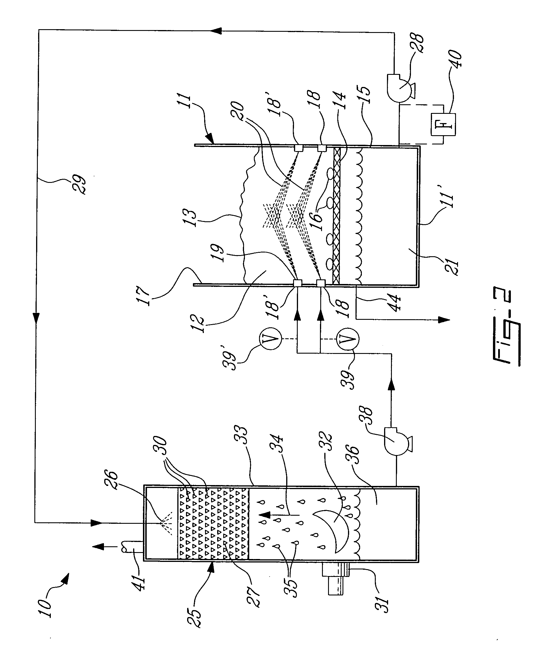 Snow melting system and method with direct-contact water heater