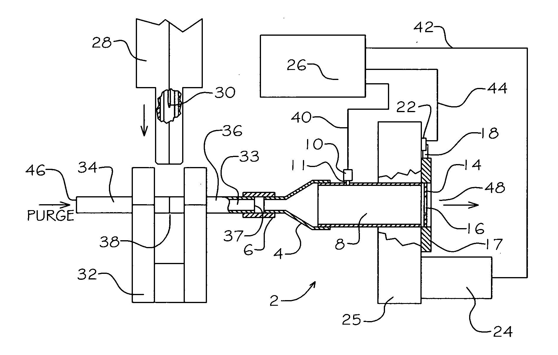 Orbital welding internal pressure control