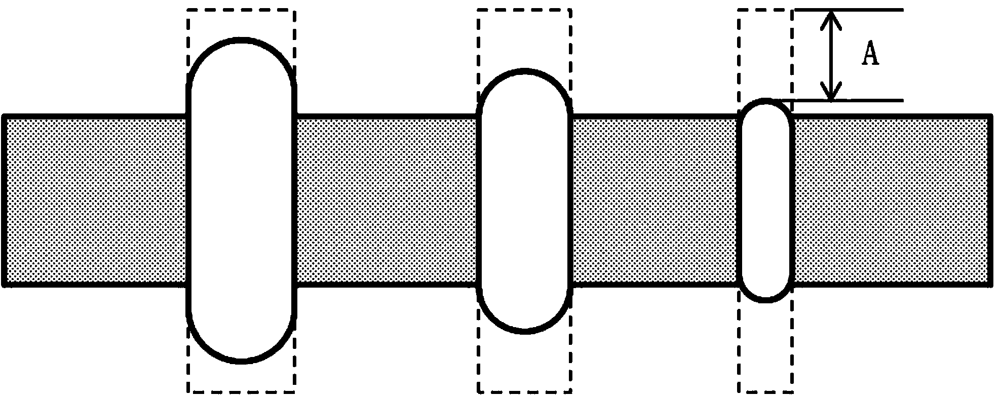 Method for manufacturing grid lines with high uniformity through double exposure