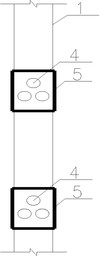 Pile body longitudinal multipoint grouting device