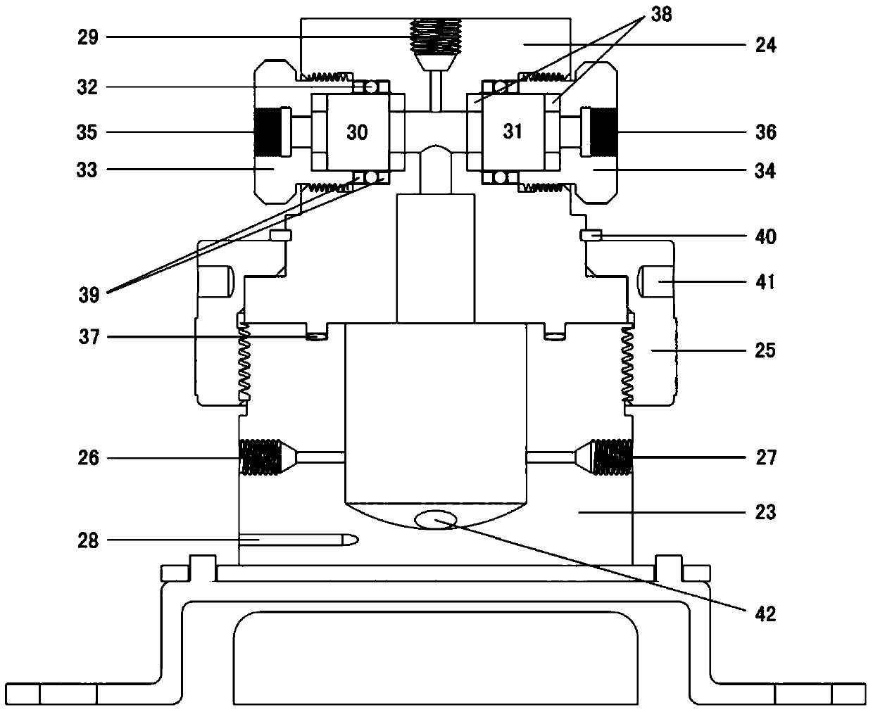 A supercritical fluid complexation reaction device with online spectrum monitoring function