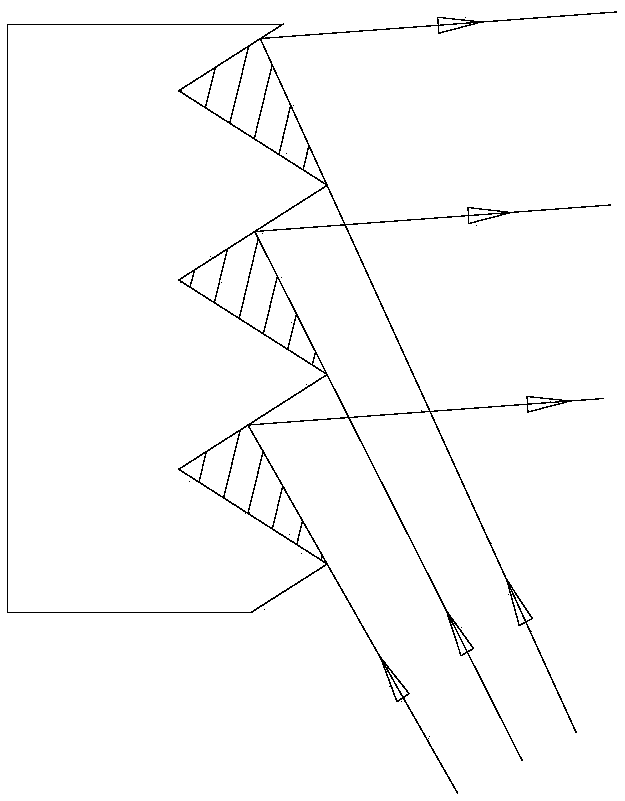 Variable-spacing anti-light curtain and preparation method thereof