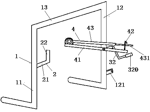 Single-hand towel wringing device