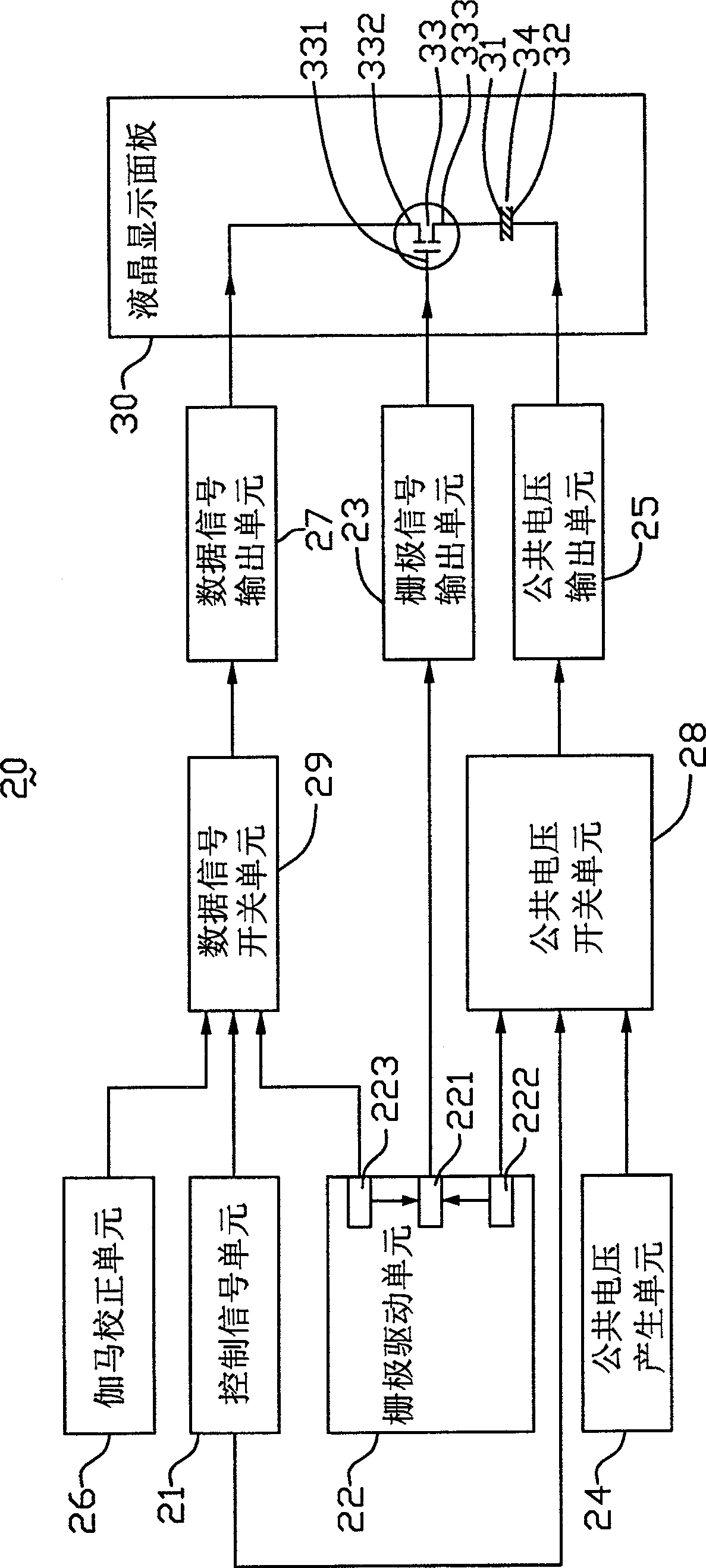 Optical compensation flexure type LCD