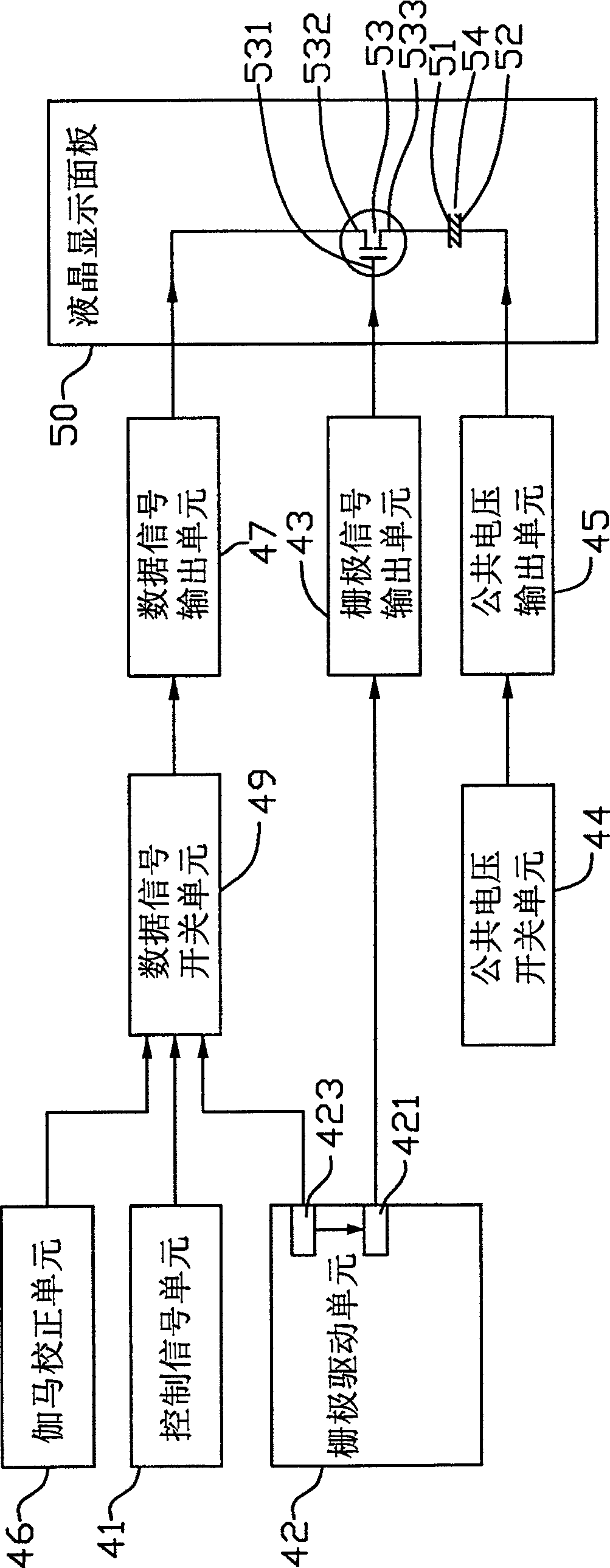 Optical compensation flexure type LCD