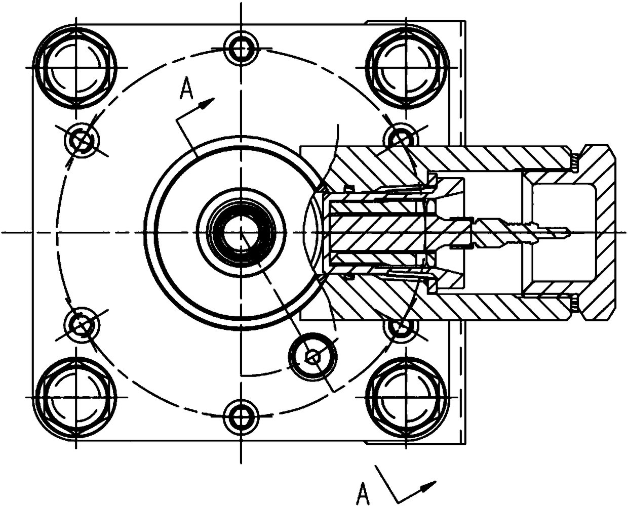 Pressure compensation device with pressure relief detection and automatic oil making-up and pressure maintaining functions for underwater tool