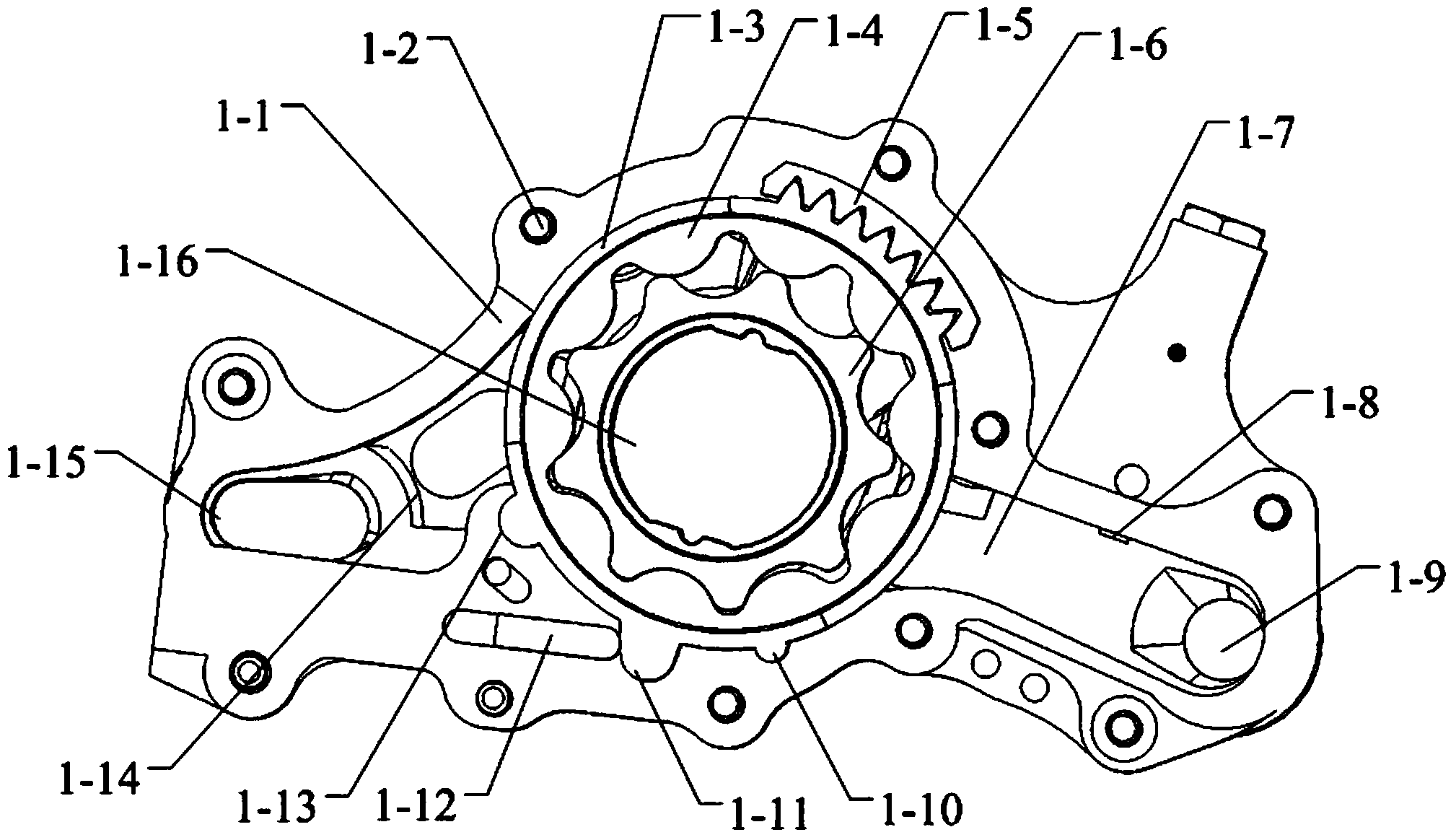 Rotor-type variable pump