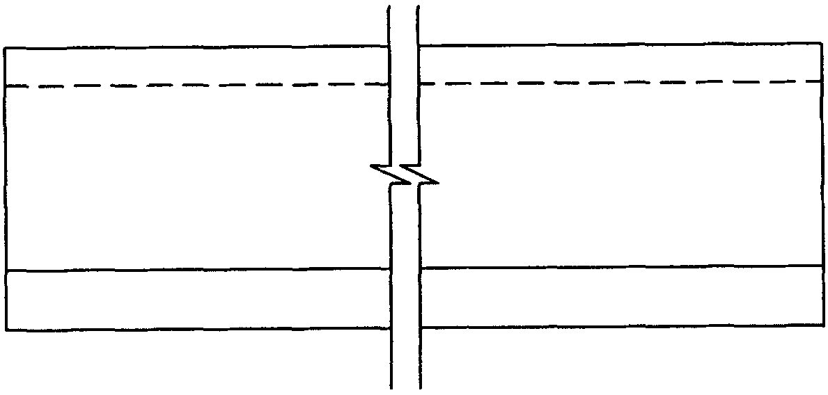 Exposed frame glass curtain wall structure adopting PVC (polyvinyl chloride) heat insulation bar