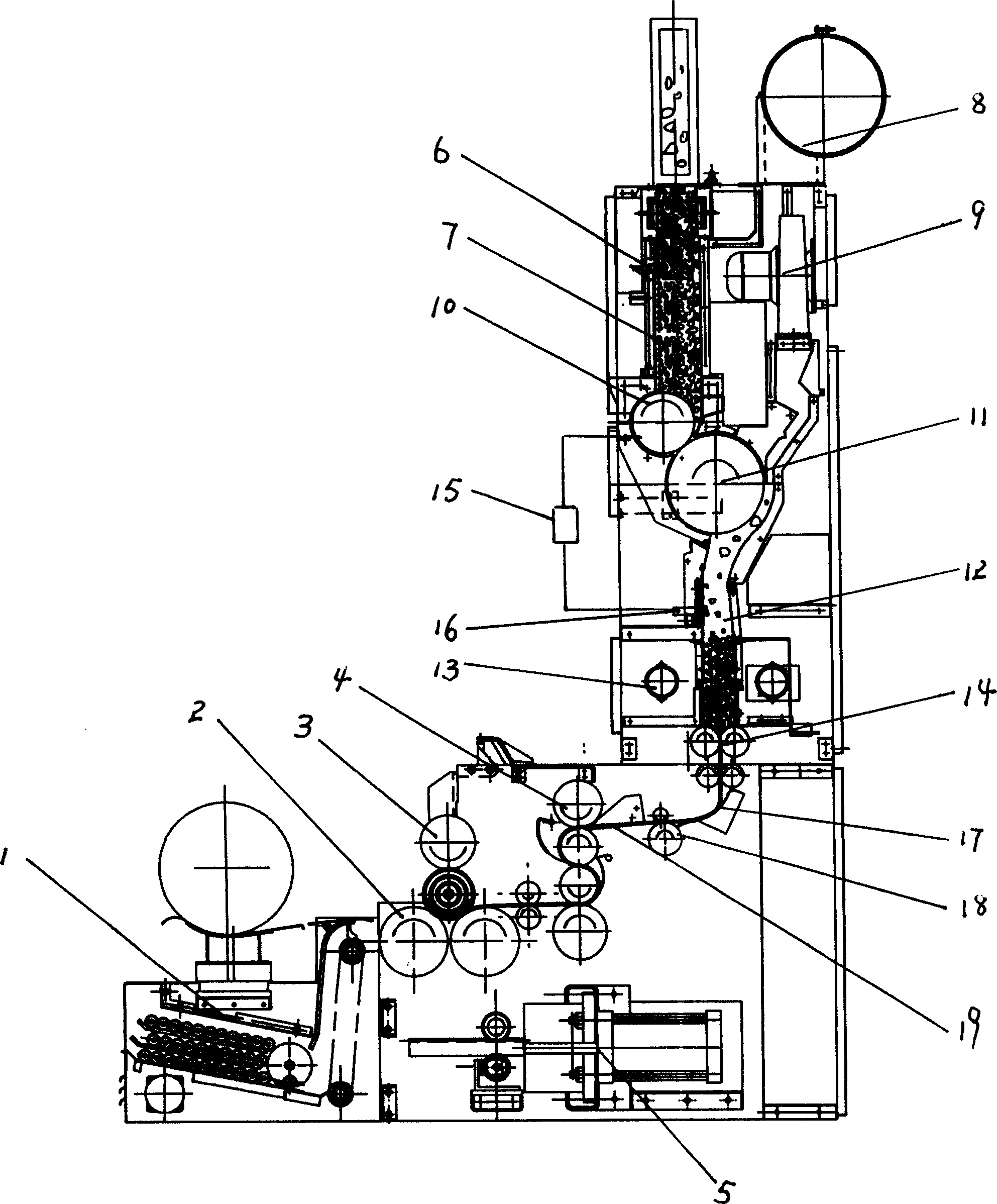 Cotton basket coiler