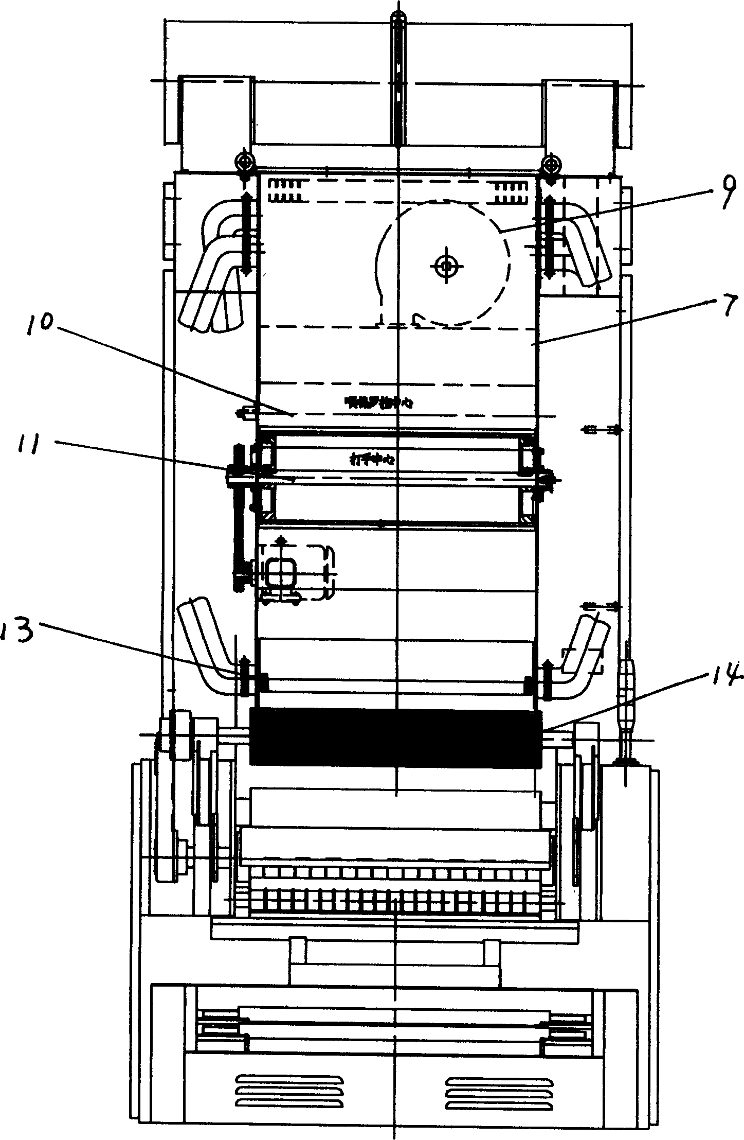 Cotton basket coiler