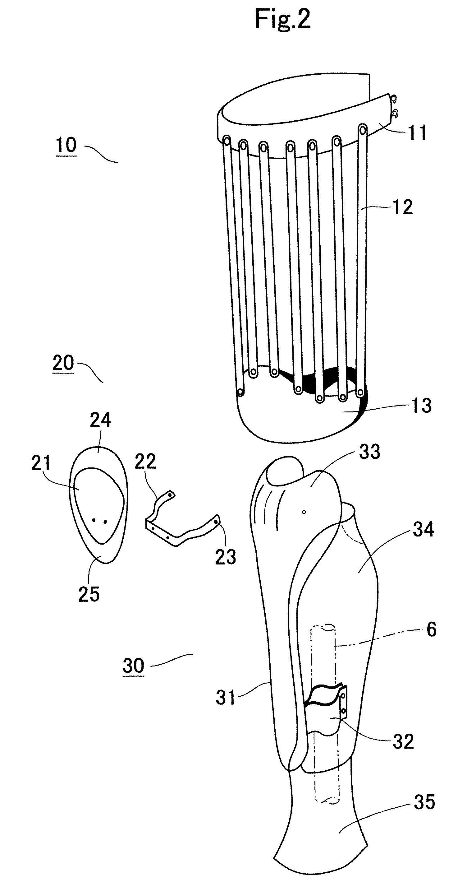 Modularized prosthesis leg cover