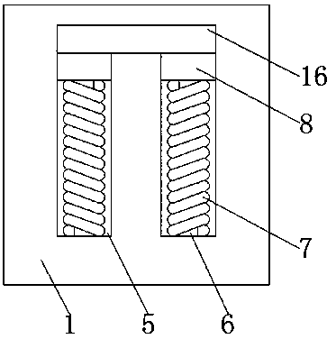 Machine tool waste box having compression function