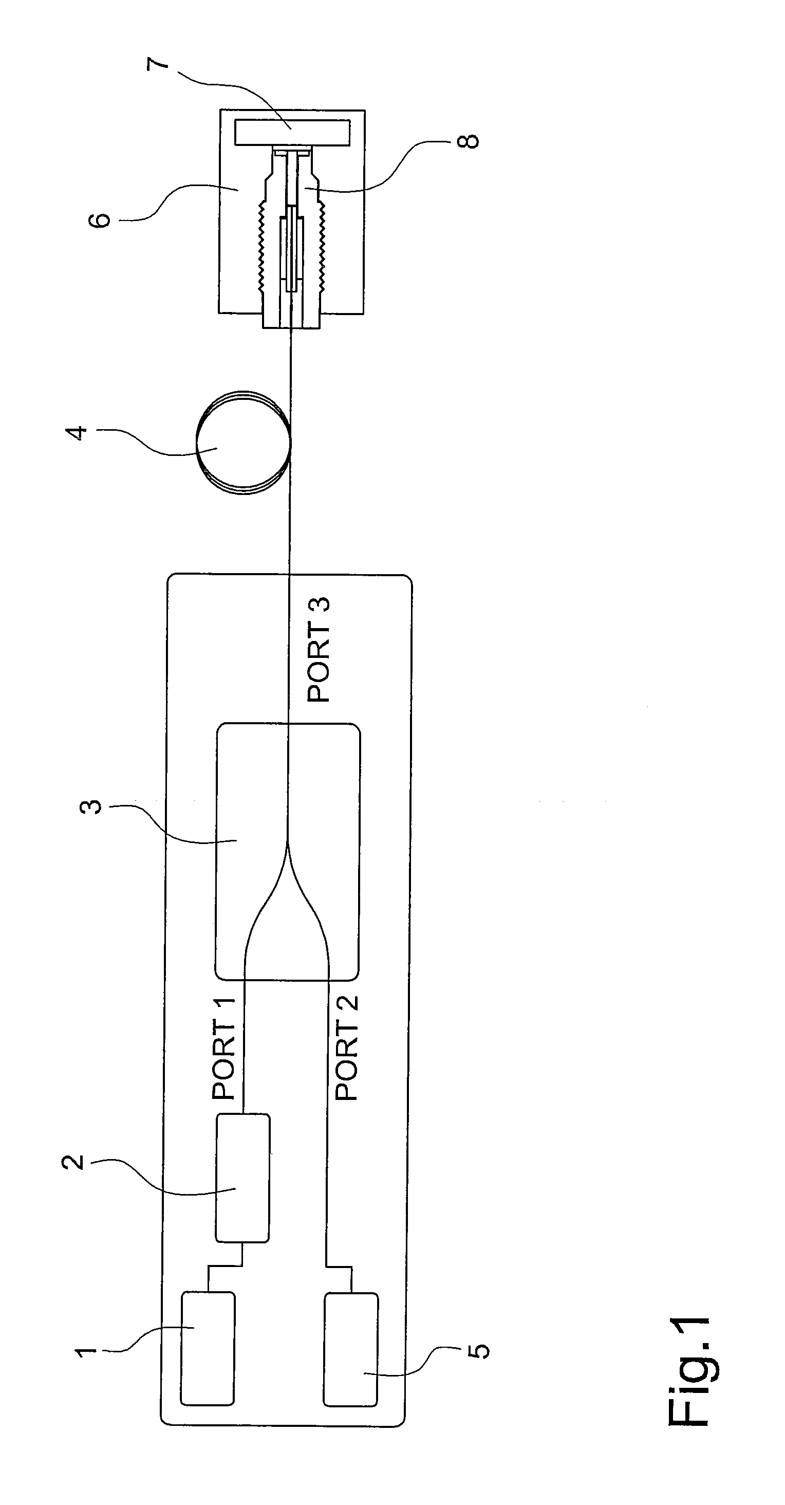 Optical sensor for contactless pressure measurements