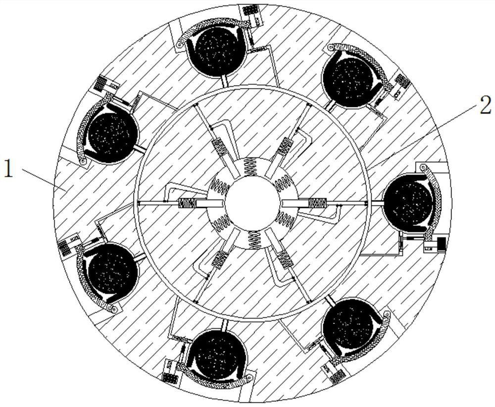 A cable fixing device for reducing cable abrasion