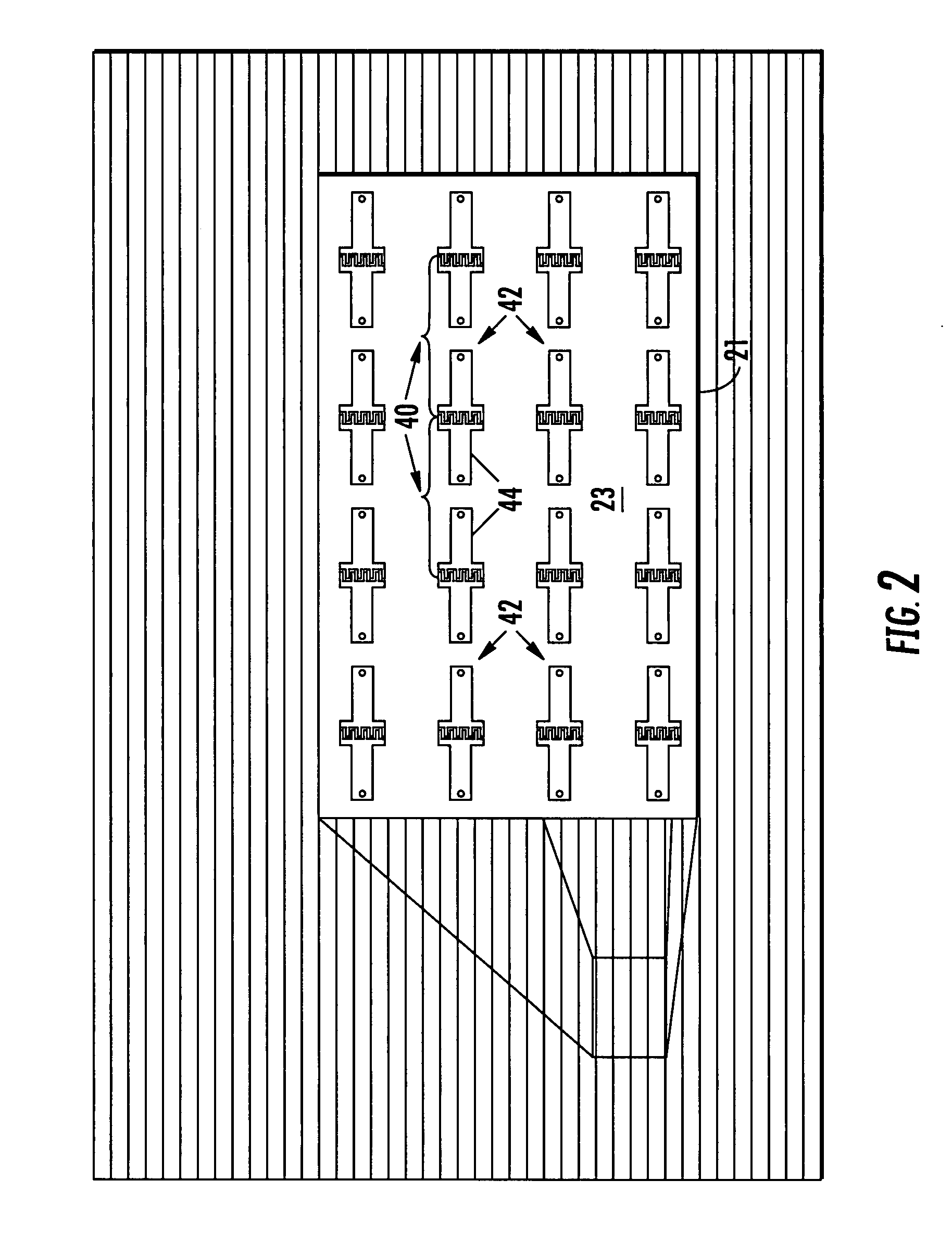 Phased array antenna formed as coupled dipole array segments