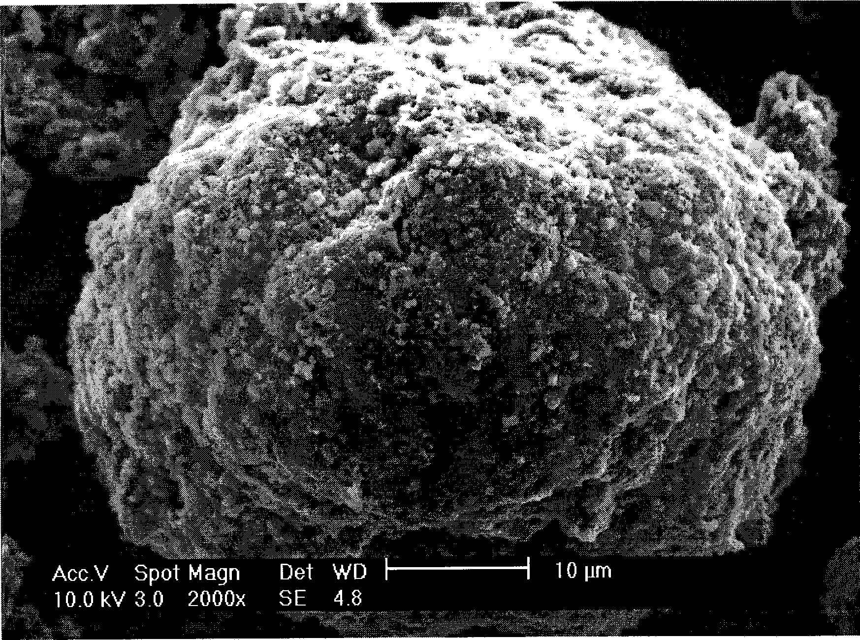 Method for preparing cathode material of lithium iron phosphate