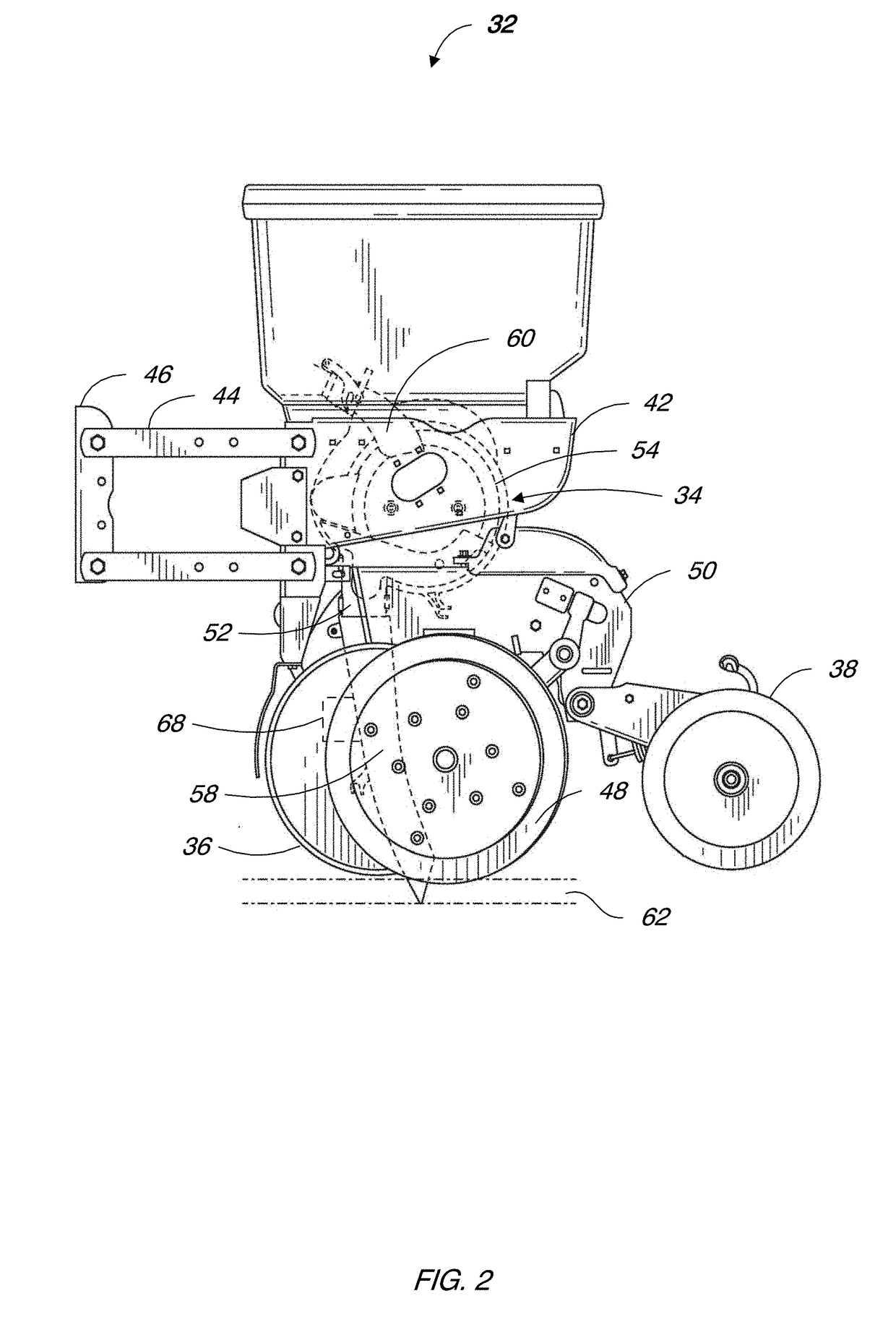 Radar based seed sensor for use with agricultural systems, methods, and apparatus