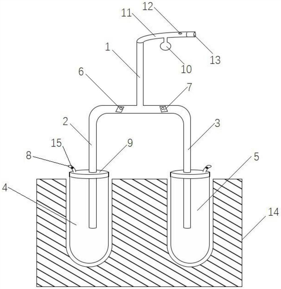 Method for noninvasive screening of bronchial tuberculosis and expired gas segmented collection device