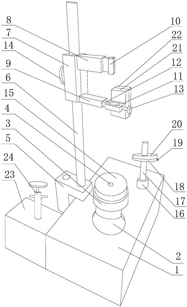 A no-clean weld detection device with multi-point support for various titanium alloy parts