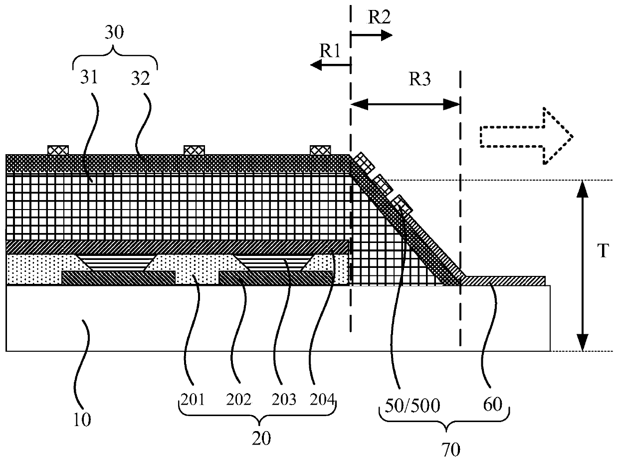 A touch display device