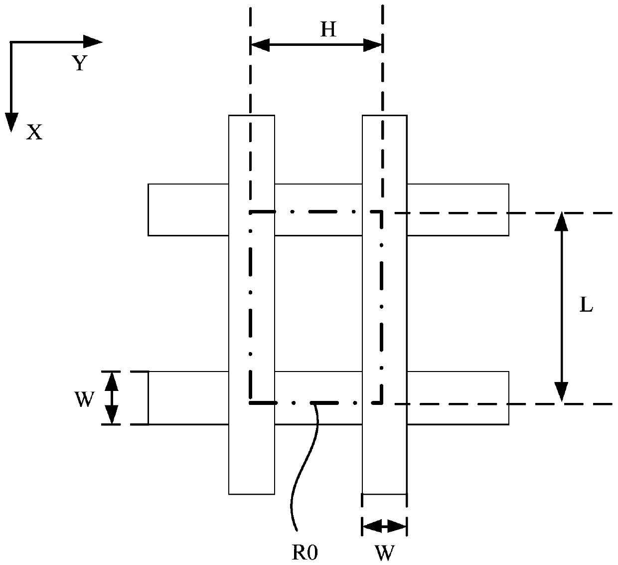 A touch display device