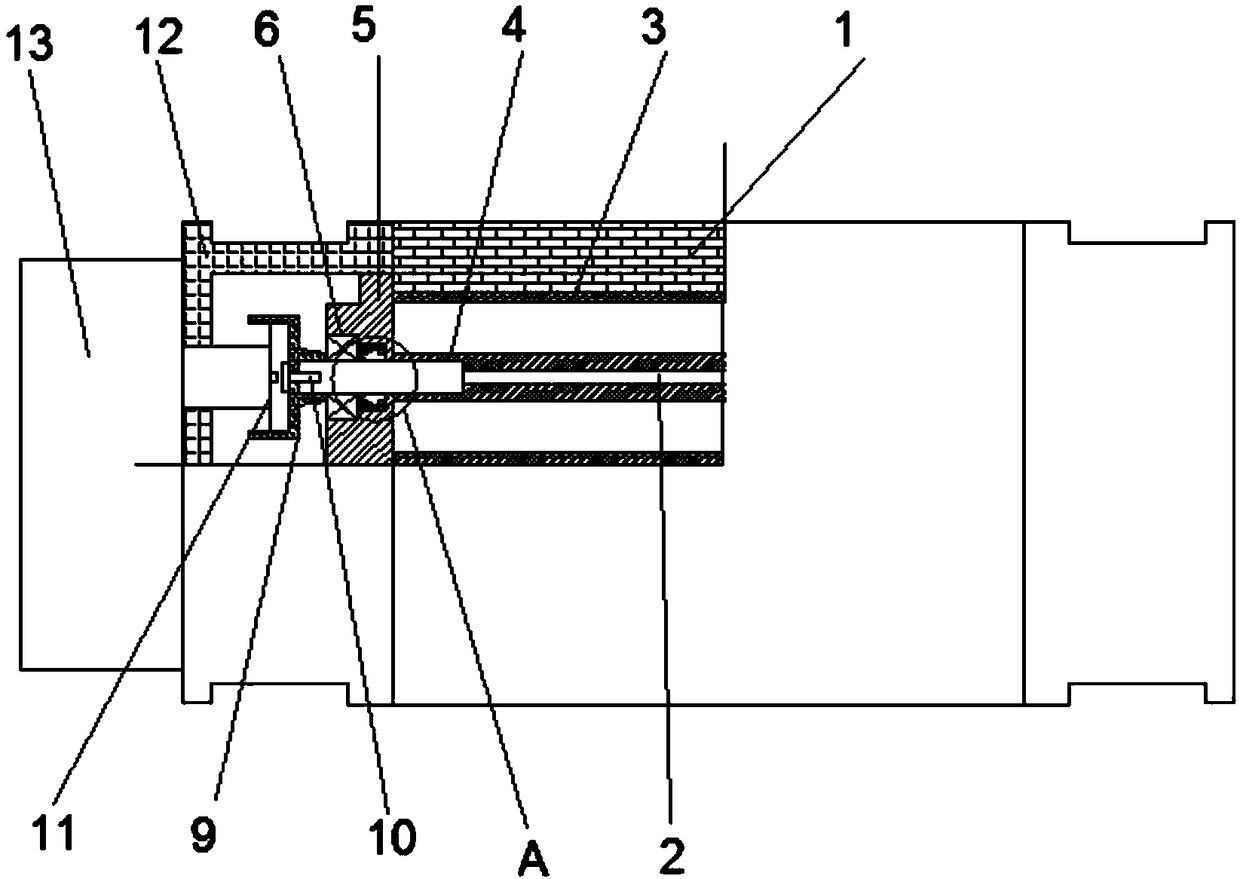 Oil leakage preventive type roots flowmeter