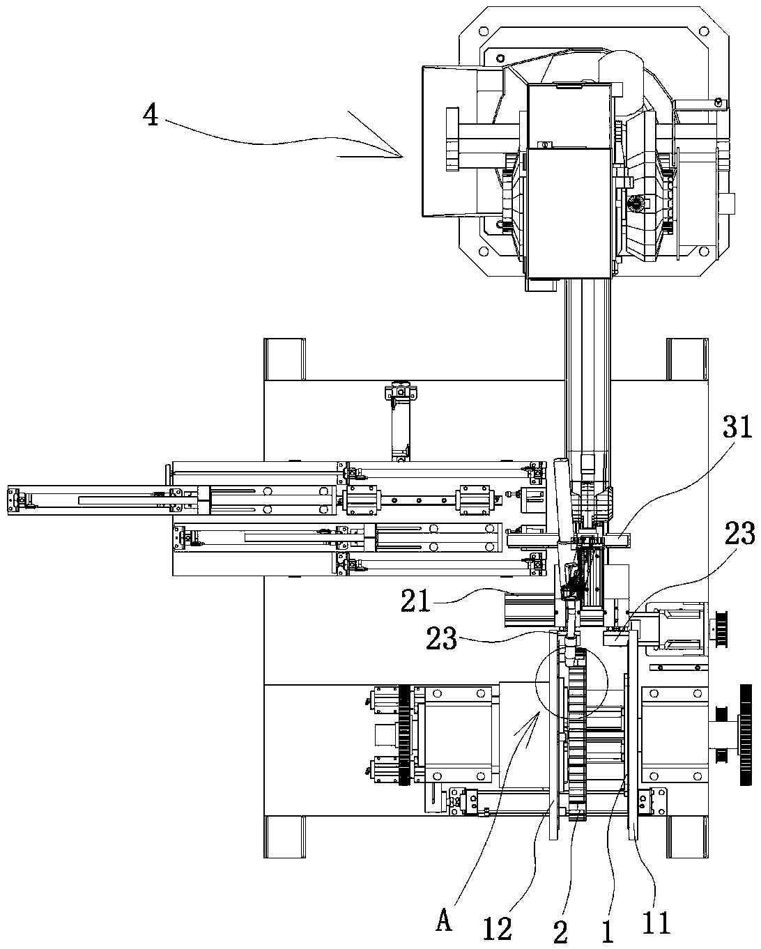 Automatic welding equipment for impeller of multi-blade fan