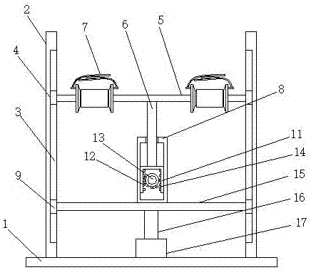 Leg pressing device capable of increasing leg pressing frequency