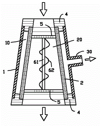 Membrane sewage filtration system