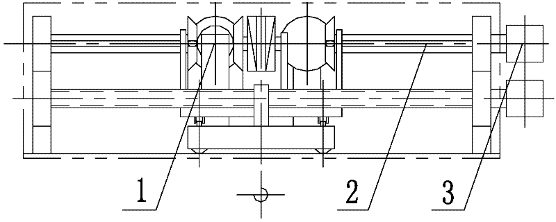 Mechanical transmission of cranes without power source in the work area