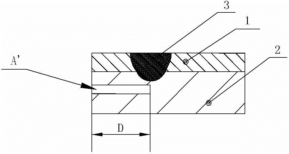 Method for conducting partial heat treatment on martensitic precipitated hardening stainless steel after repair welding