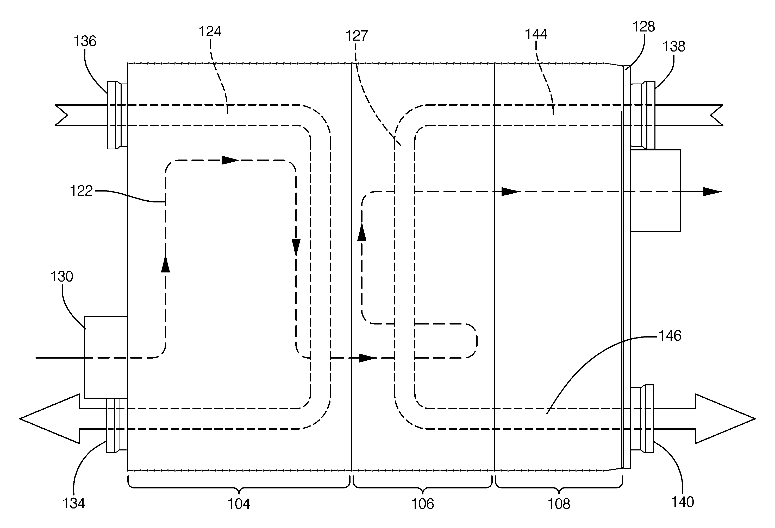 Unitary heat pump air conditioner having a heat exchanger with an integral accumulator