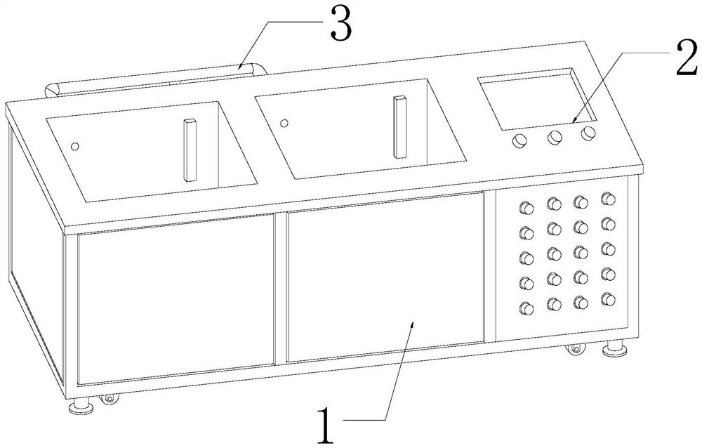 A kind of instrument cleaning equipment for industrial chemistry