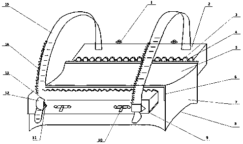 Quick-to-operate laboratory animal fixing frame